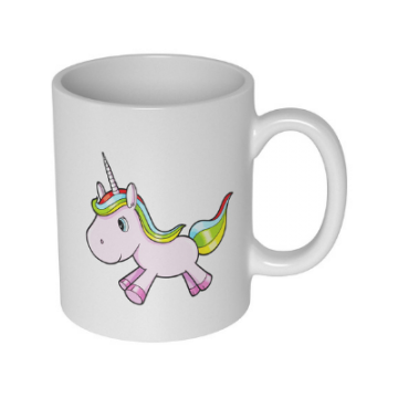 taza personalizada con la imagen de un unicornio